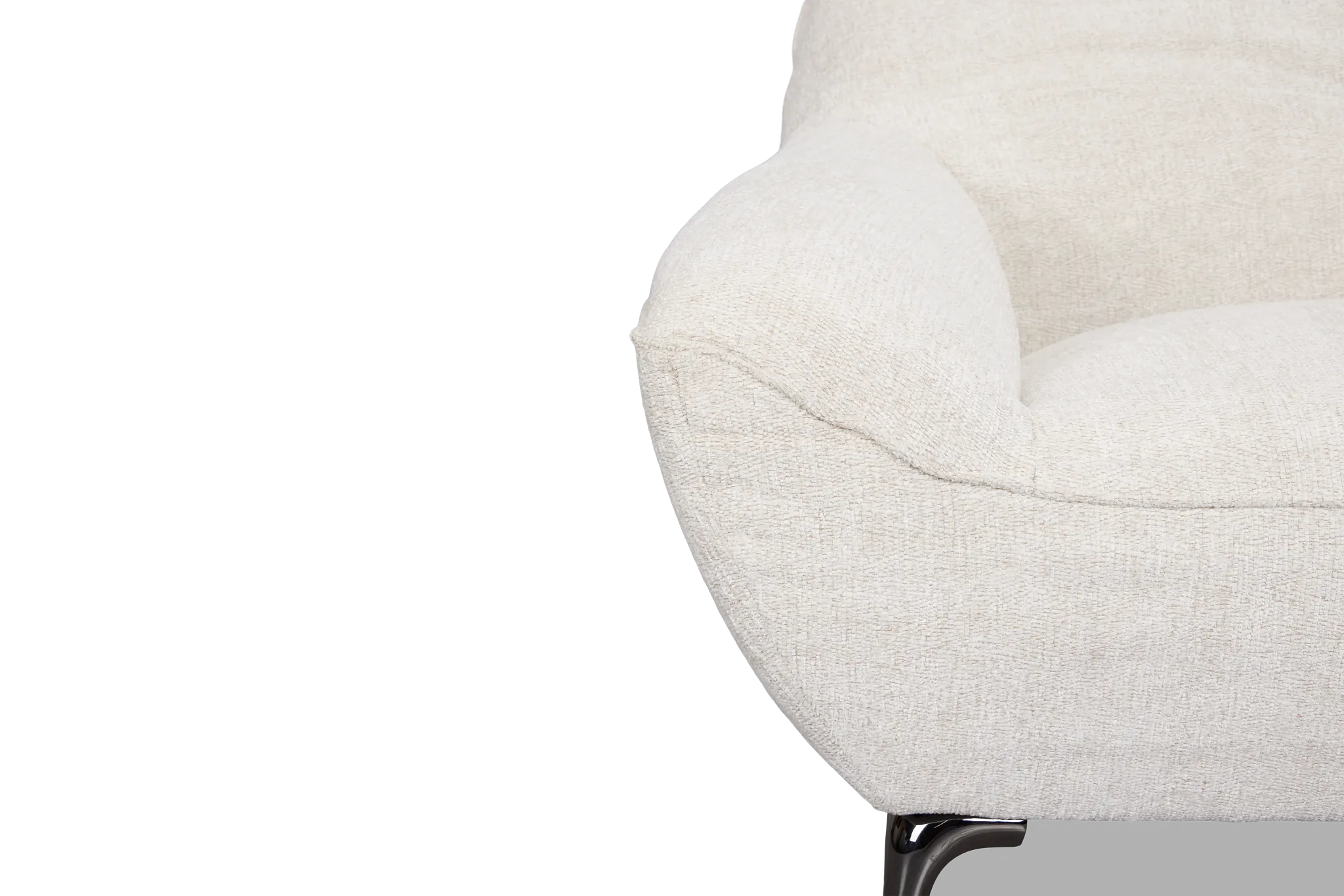 Zoey Light Beige Fabric Chair