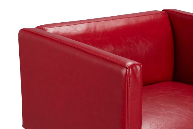 Leone Red Accent Chair