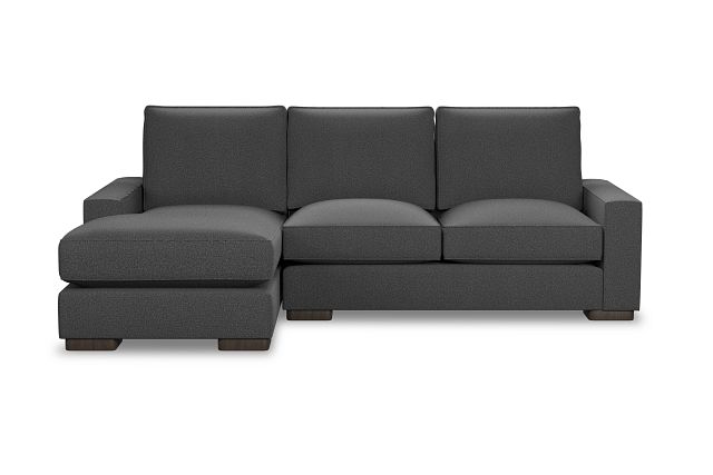 Edgewater Delray Dark Gray Left Chaise Sectional