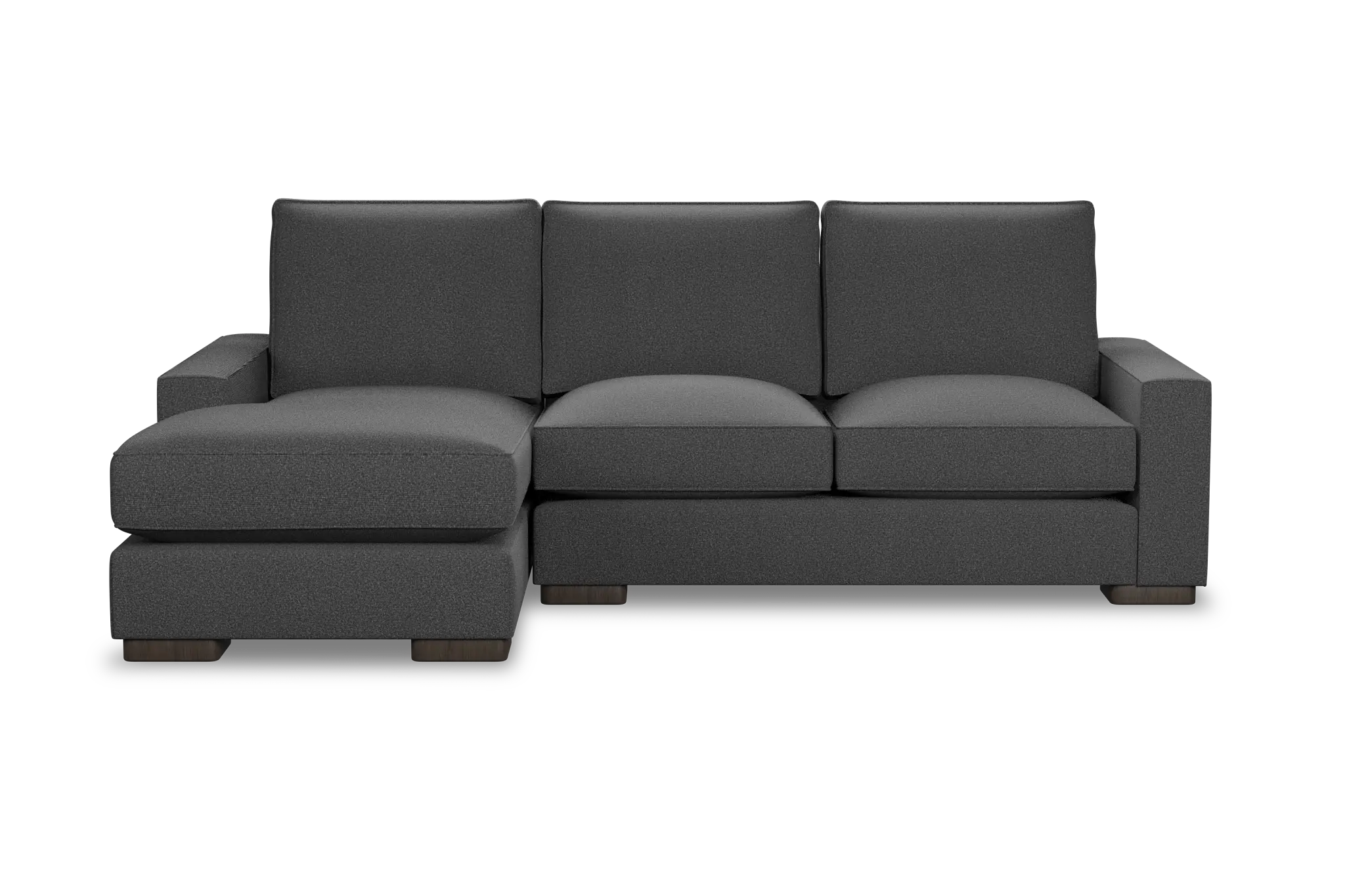Edgewater Delray Dark Gray Left Chaise Sectional Edgewater Delray Dark Gray Left Chaise Sectional