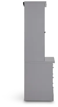 Newport Gray Drawer Bookcase