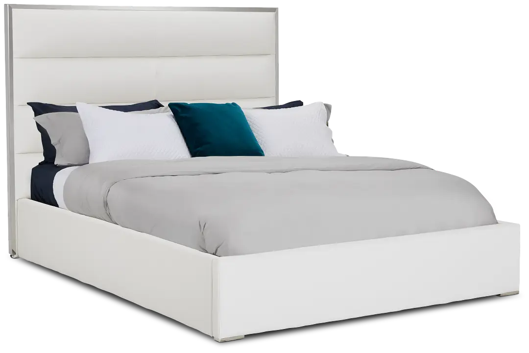 Cortina White Uph Platform Bed Cortina White Uph Platform Bed