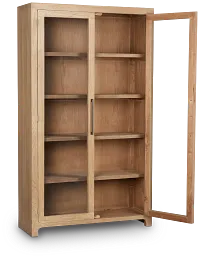 Kesia Light Tone Bookcase