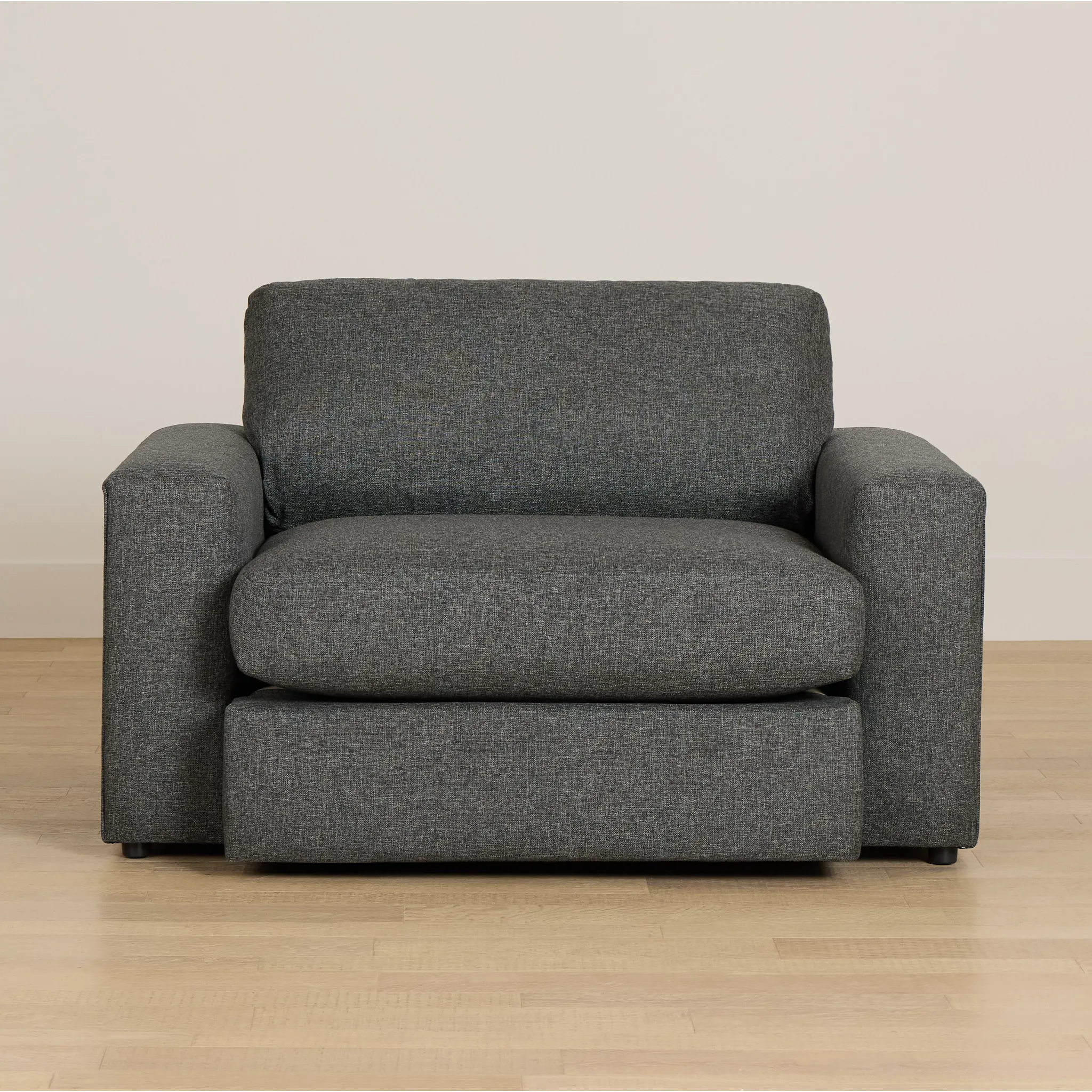 Brantley Dark Gray Fabric Oversized Chair