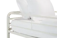 Rory White Metal Bunk Bed