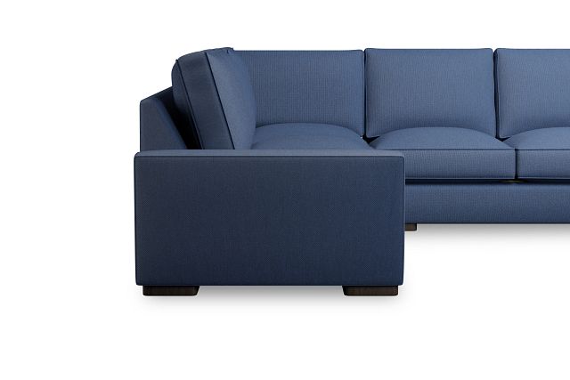 Edgewater Revenue Dark Blue Small Two-arm Sectional