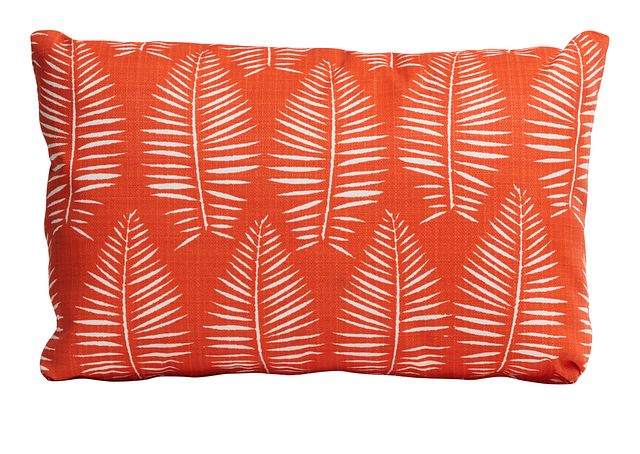 Breeze Orange Lumbar Indoor/outdoor Accent Pillow (0)