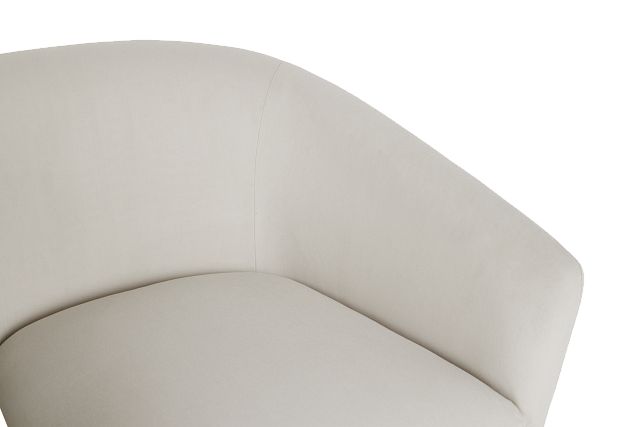 Darian Pewter Velvet Swivel Accent Chair