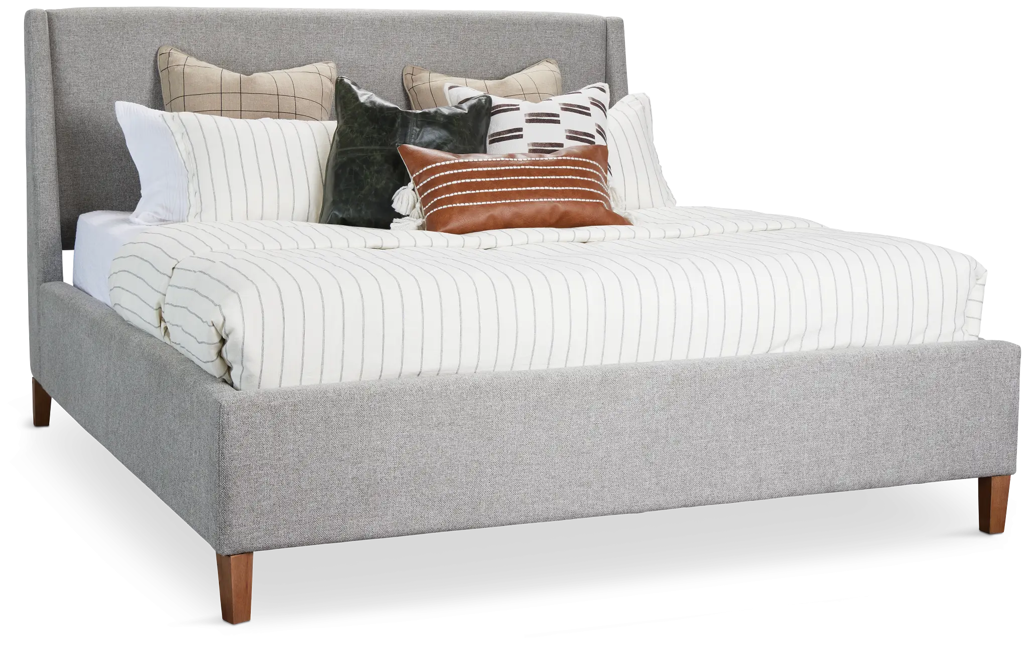 Provo Gray Uph Panel Bed Provo Gray Uph Panel Bed