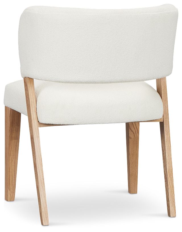 Malibu White Upholstered Side Chair