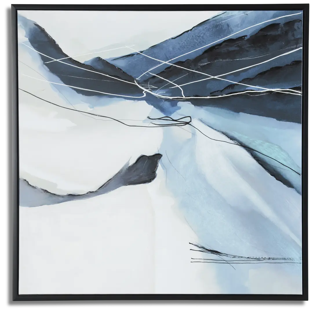 Aleena Blue Framed Wall Art Aleena Blue Framed Wall Art