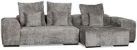 Skylar Gray Fabric Right Chaise Sectional