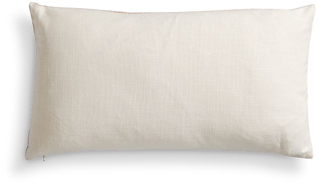 Jacie Ivory Lumbar Accent Pillow