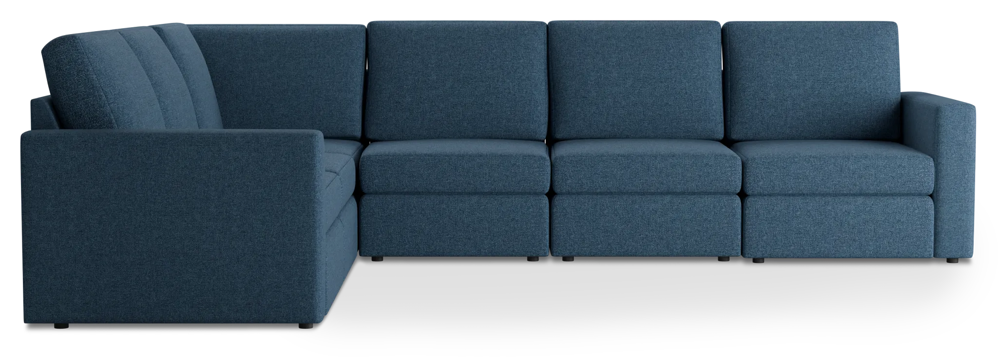 Citymod Blue Fabric Medium Two-arm Sectional
