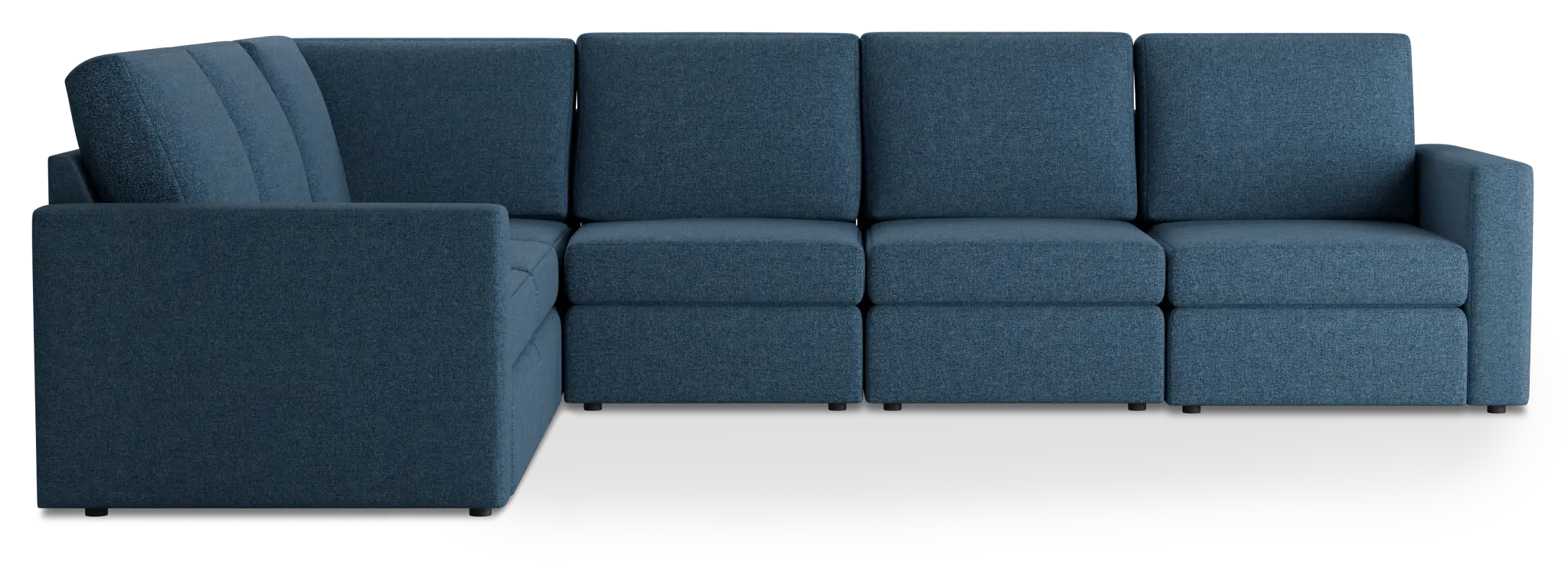 Citymod Blue Fabric Medium Two-arm Sectional Citymod Blue Fabric Medium Two-arm Sectional