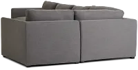 Willow Gray Fabric Medium Two-arm Sectional