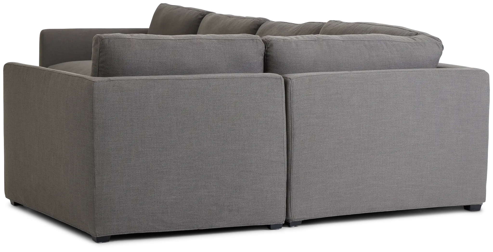 Willow Gray Fabric Medium Two-arm Sectional Willow Gray Fabric Medium Two-arm Sectional
