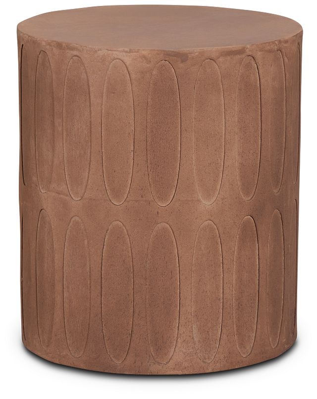 Abbot Gray Round Accent Table