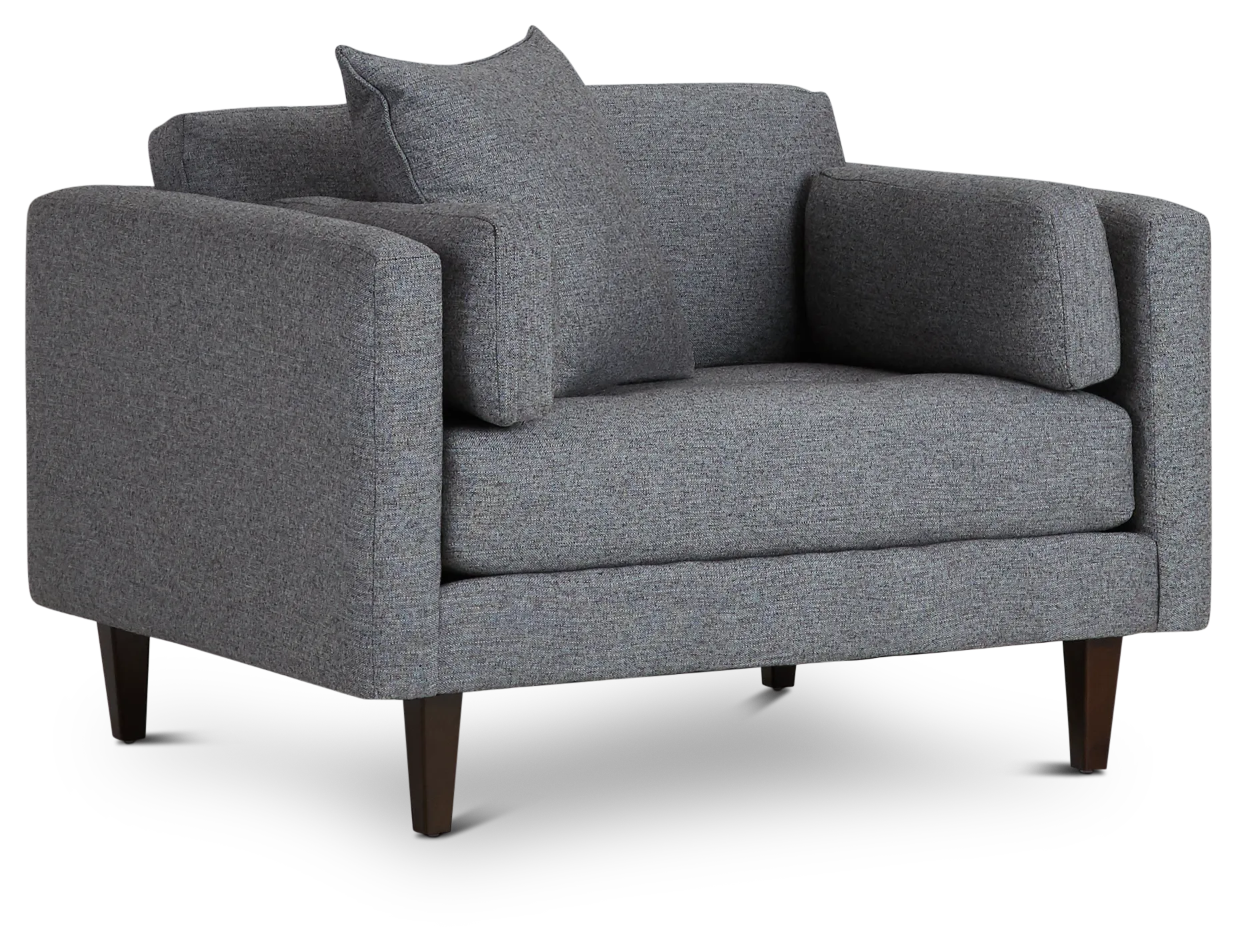 Casen Dark Gray Fabric Chair
