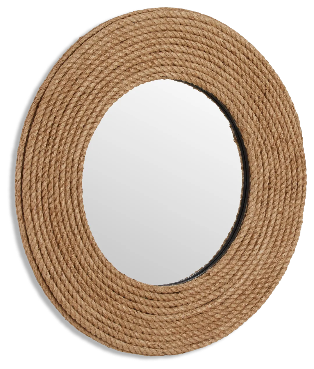 Sandy Jute Mirror