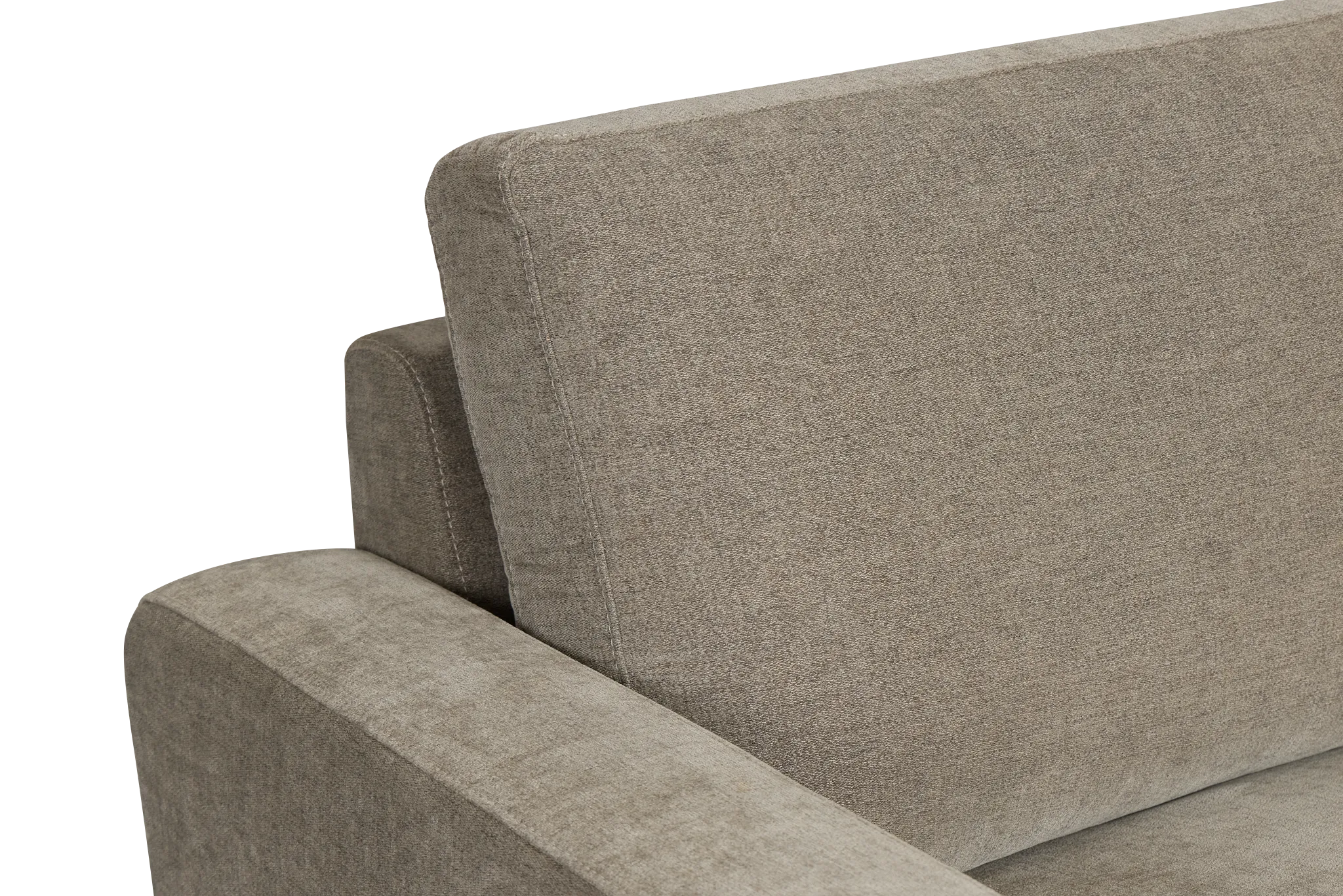 Addie Gray Fabric 3-piece Modular Storage Sofa