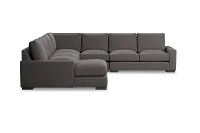 Edgewater Peyton Gray Large Left Chaise Sectional