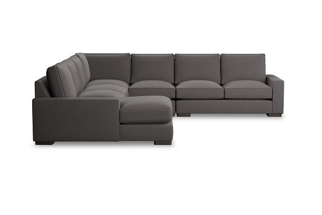 Edgewater Peyton Gray Large Left Chaise Sectional