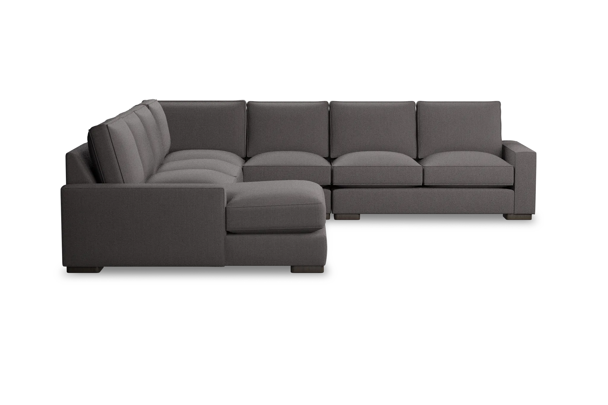 Edgewater Peyton Gray Large Left Chaise Sectional
