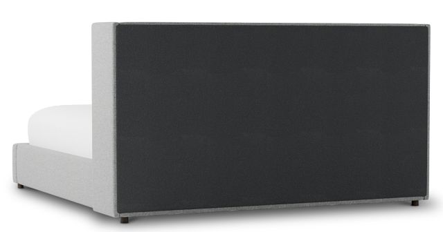 Captiva Suave Gray 48" Upholstered Shelter Bed
