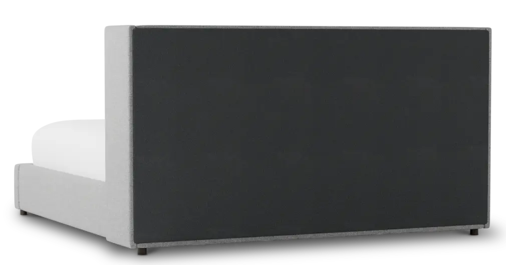 Captiva Suave Gray 48" Upholstered Shelter Bed Captiva Suave Gray 48" Upholstered Shelter Bed