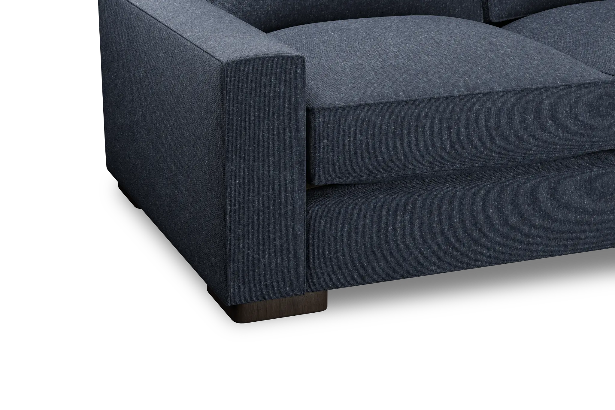 Edgewater Maguire Blue Small Two-arm Sectional Edgewater Maguire Blue Small Two-arm Sectional