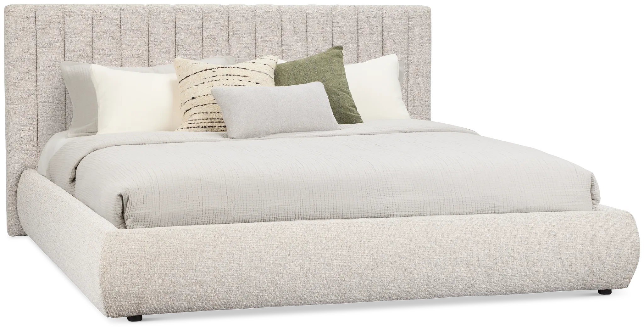 Nomad Gray Uph Platform Bed