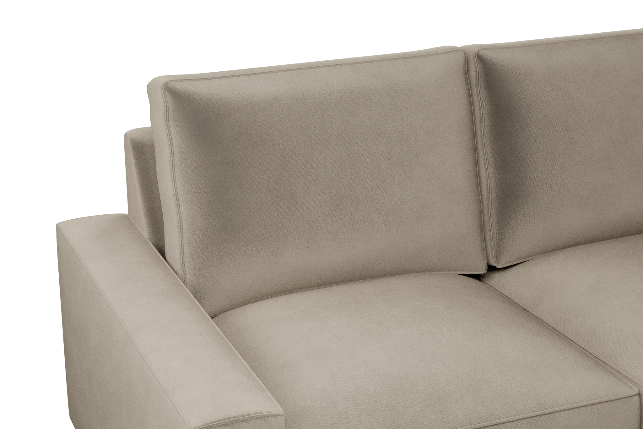 Edgewater Joya Beige Large Right Chaise Sectional