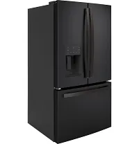 Ge 26 Series Black French Door Refrigerator