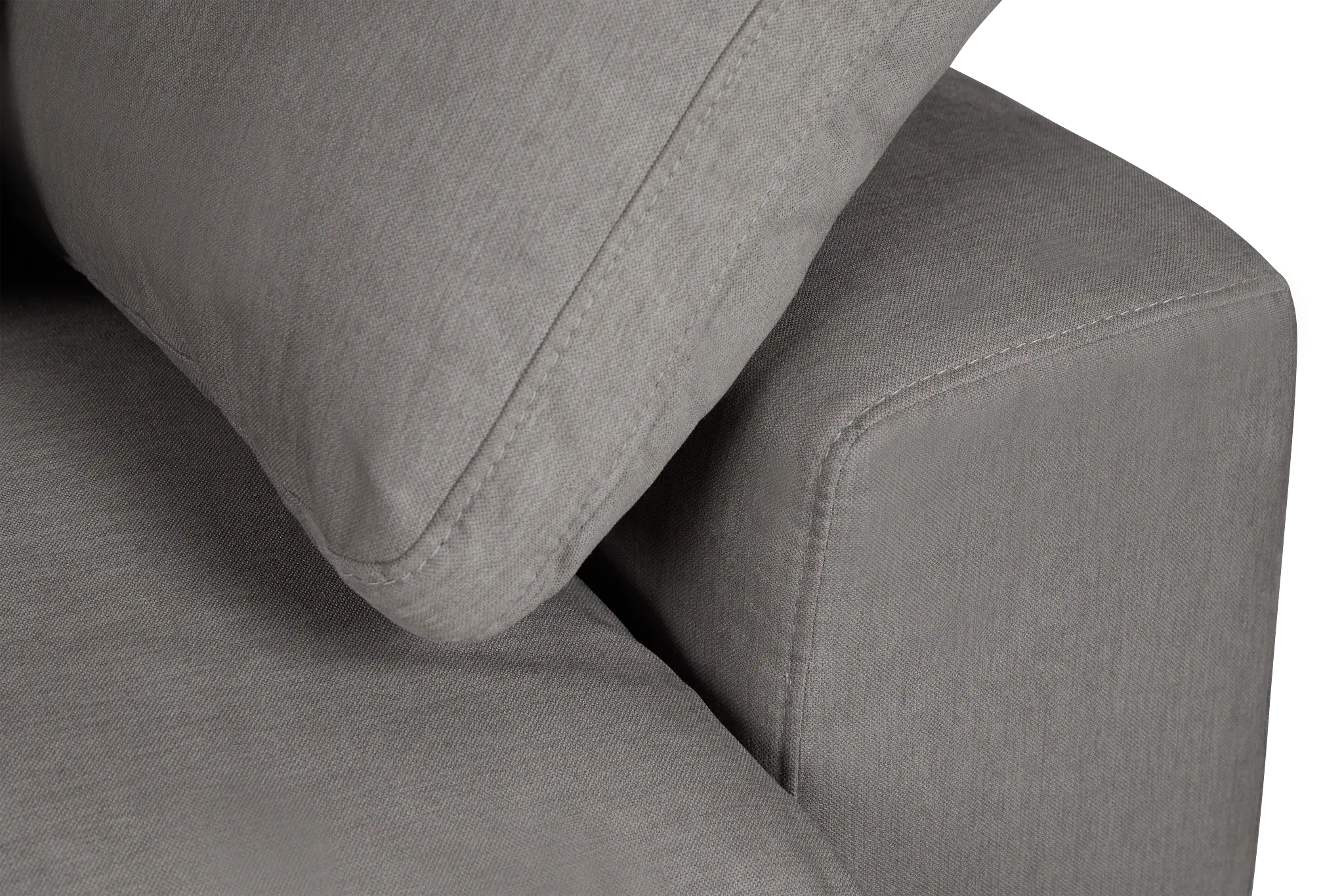 Nixon Light Gray Fabric Corner Chair Nixon Light Gray Fabric Corner Chair