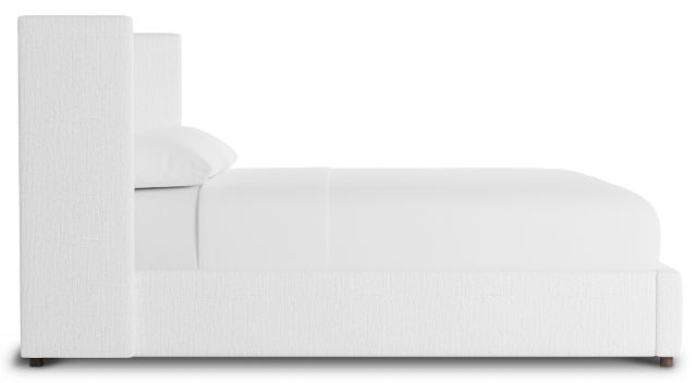 Captiva Revenue White 48" Upholstered Shelter Bed