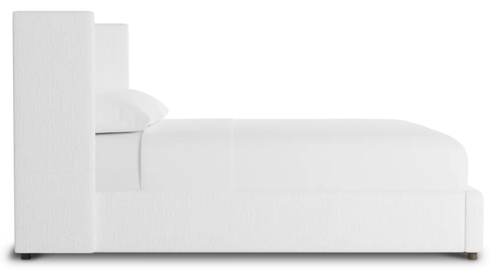 Captiva Revenue White 48" Upholstered Shelter Bed