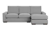 Edgewater Delray Light Gray Right Chaise Sectional