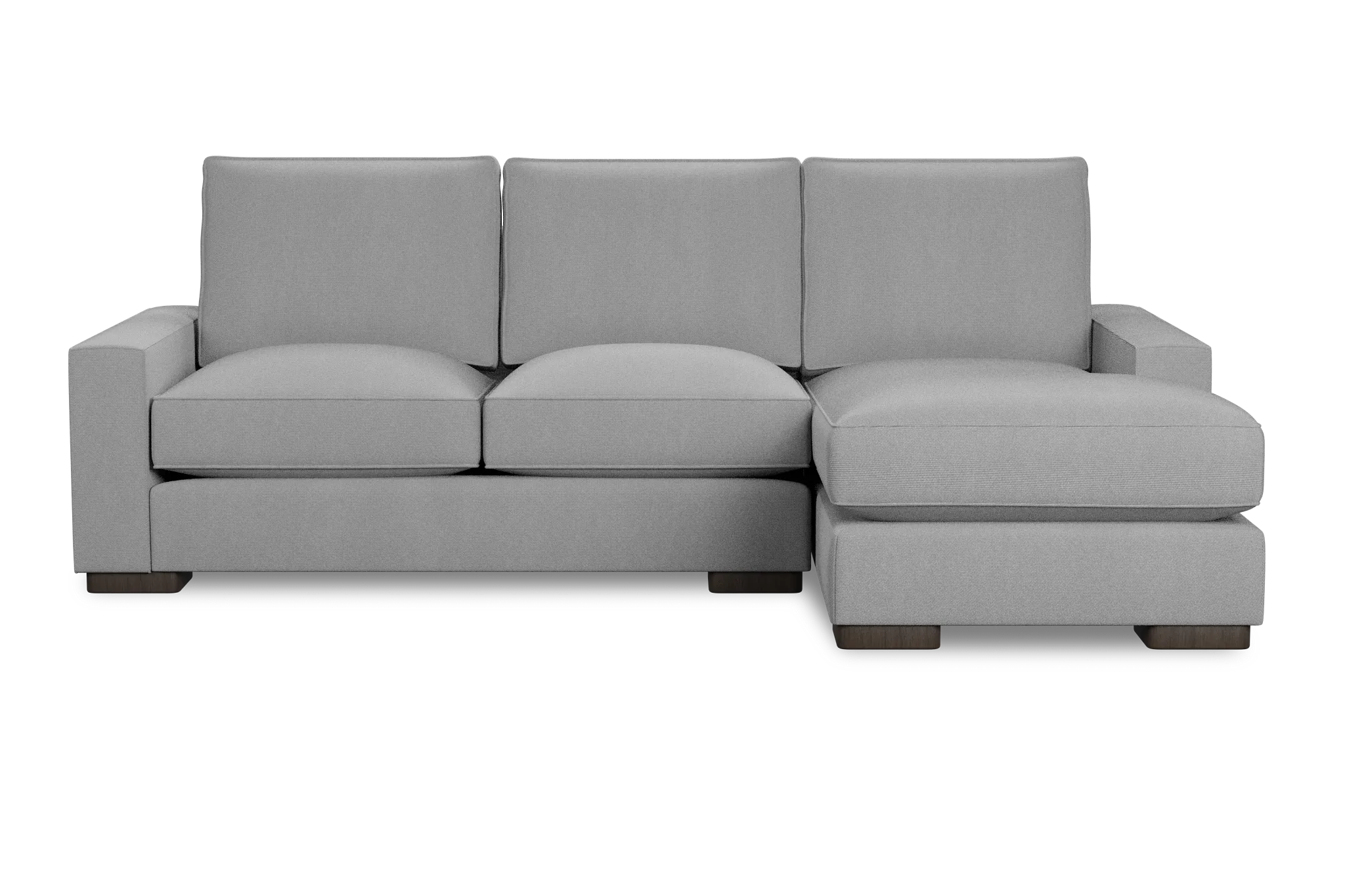 Edgewater Delray Light Gray Right Chaise Sectional