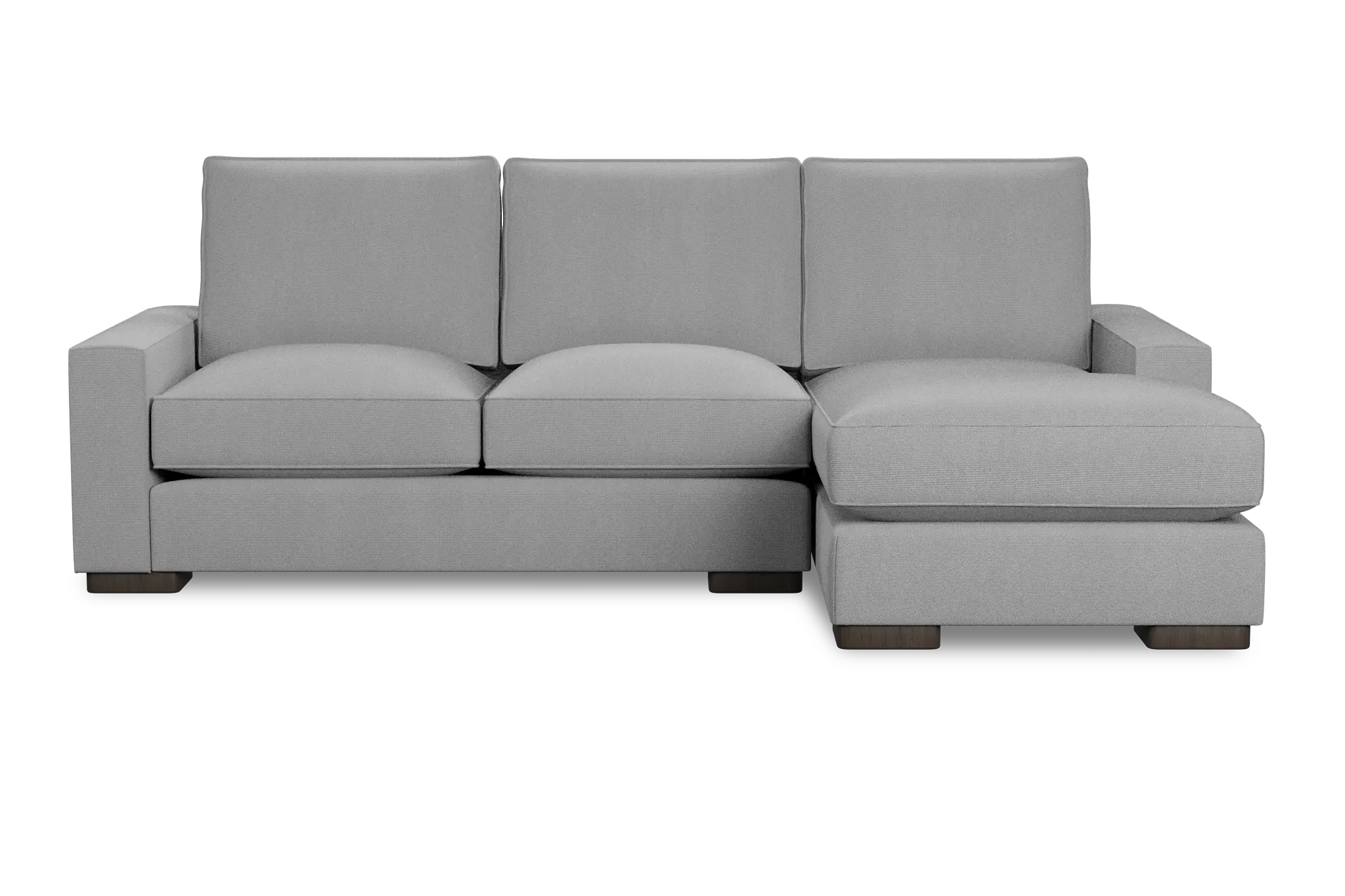 Edgewater Delray Light Gray Right Chaise Sectional Edgewater Delray Light Gray Right Chaise Sectional