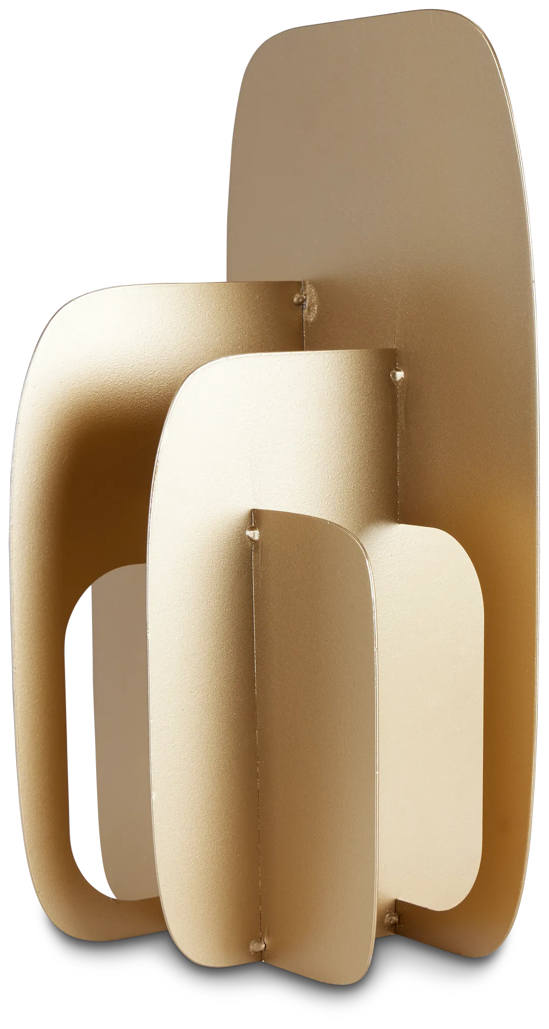 Clarissa Gold Metal Tabletop Accessory