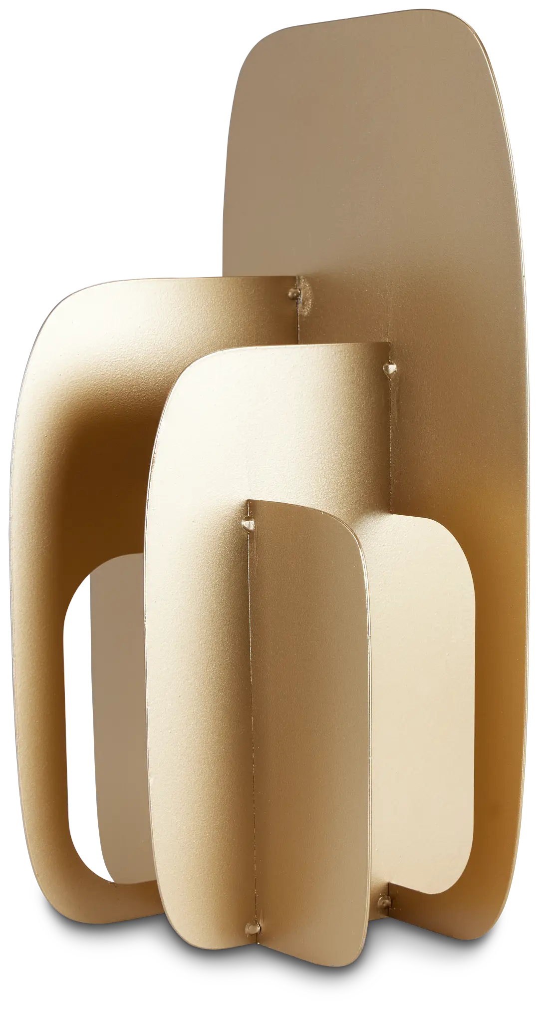 Clarissa Gold Metal Tabletop Accessory Clarissa Gold Metal Tabletop Accessory