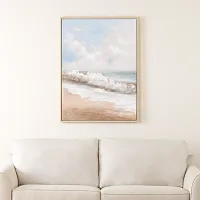 Bliss Blue Framed Wall Art