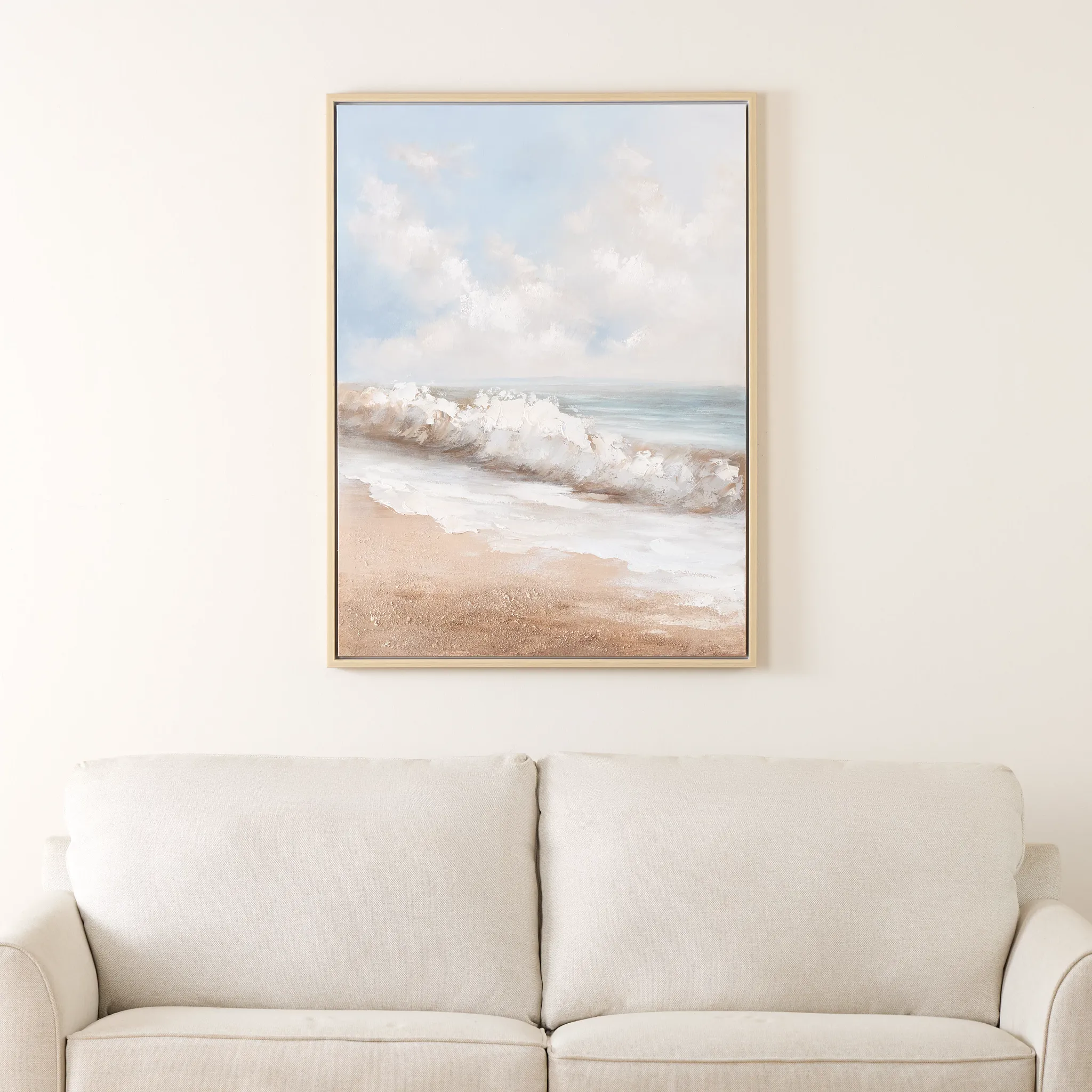 Bliss Blue Framed Wall Art