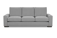 Edgewater Delray Light Gray 96" Sofa W/ 3 Cushions