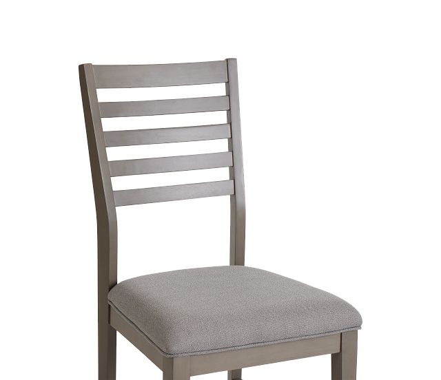 Zurich Gray Slat Side Chair