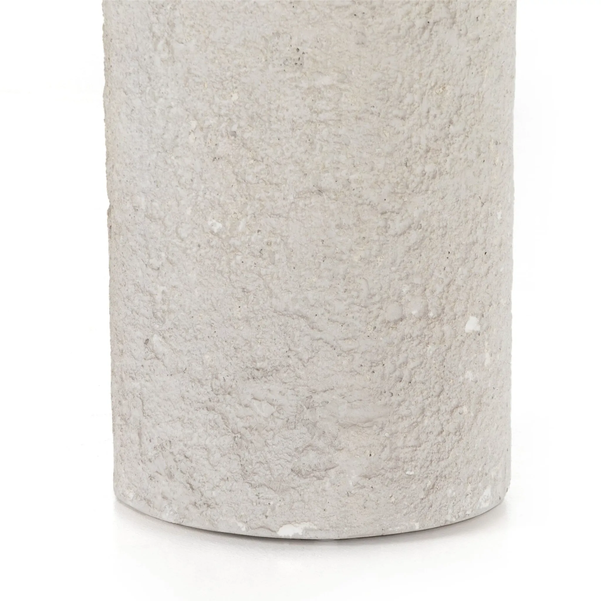 Four Hands Otero White Round End Table