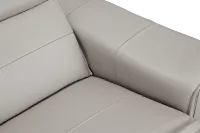 Pearson Gray Leather Power Reclining Sofa