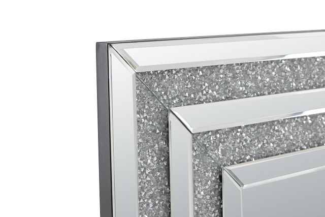 Juliet Silver Square Mirror