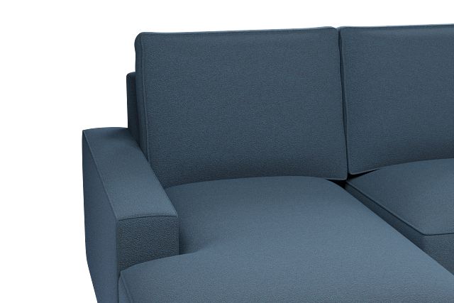 Edgewater Elite Blue Medium Left Chaise Sectional